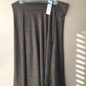 Agnes and Dora MIDI Skirt NWT sparkle.